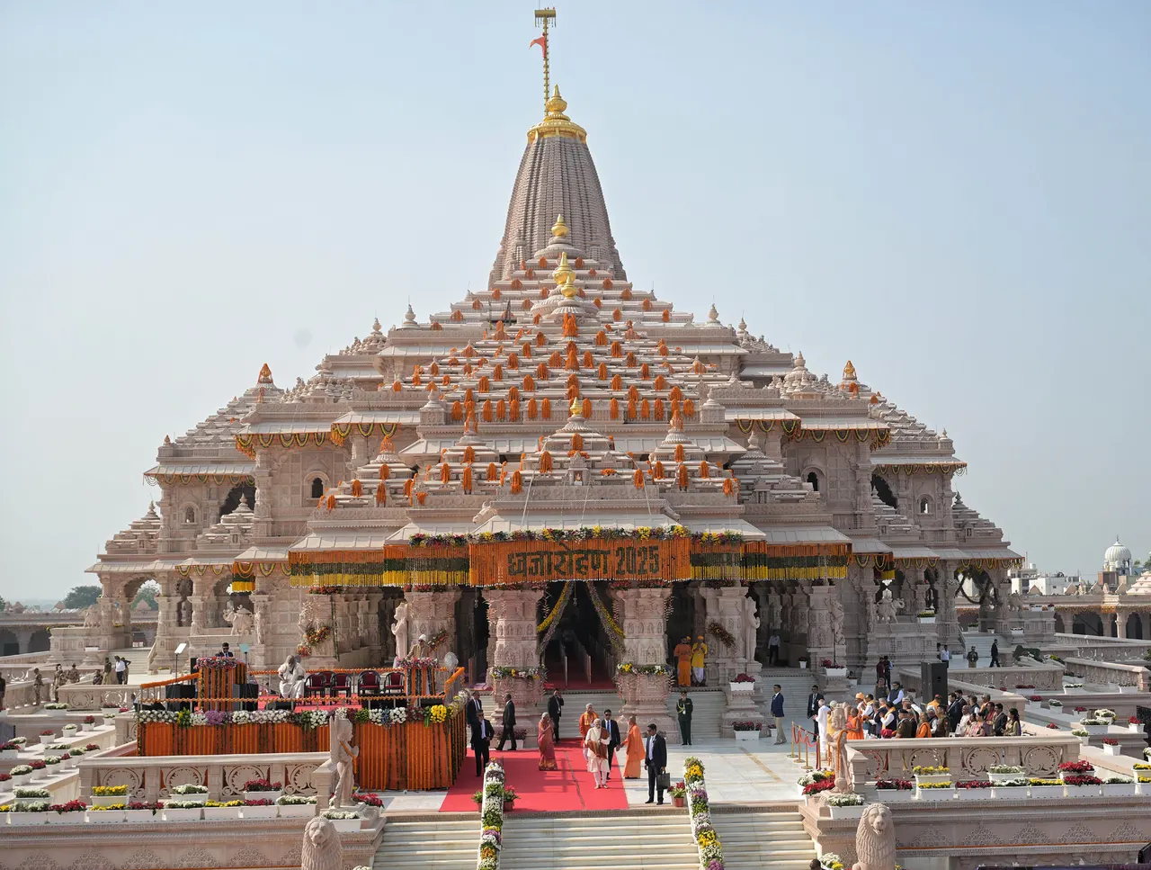 The Ram Janmabhoomi Mandir in Ayodhya